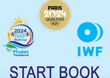 Start Book, 2024 IWF World Cup, Phuket, THAILAND