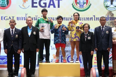 “เวฟ” สุดเจ๋งเหมา 3 เหรียญทอง รุ่น 79 กิโลกรัม ชาย ศึก EGAT Image 19