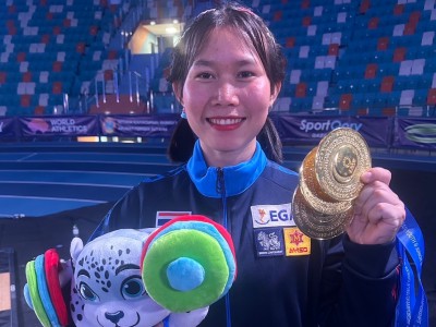 “ณัฐชา” เหมา 3 เหรียญทอง-“ณัฐชนน” เก็บ 1 เหรียญเงิน และ 1 เห ... Image 1