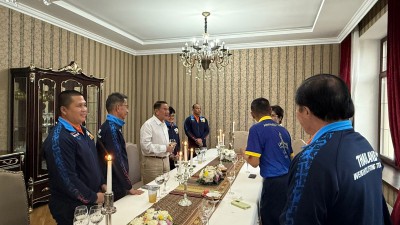 เอกอัครราชทูต ณ กรุงอัสตานา จัดเลี้ยงอาหารค่ำให้กับทัพไทย Image 2