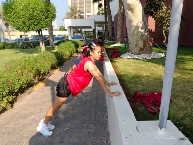 จอมพลังทีมชาติไทยเดินทางถึงกรุงมานามา พร้อมทำศึกเอเชี่ยนยูธเ ... Image 4