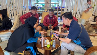 จอมพลังทีมชาติไทยเดินทางถึงกรุงมานามา พร้อมทำศึกเอเชี่ยนยูธเ ... Image 17