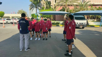 จอมพลังทีมชาติไทยเดินทางถึงกรุงมานามา พร้อมทำศึกเอเชี่ยนยูธเ ... Image 19