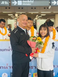 “กนิษฐา” หอบเหรียญเงินเอเชียนยูธเกมส์ 2025 ถึงไทยได้รับการต้ ... Image 12