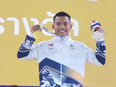 จอมพลังไทยกระฉูดเหมา 3 เหรียญทอง “เวฟ“ ปลดล็อกซีเกมส์และทุบส ... Image 23