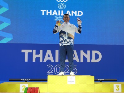 จอมพลังไทยกระฉูดเหมา 3 เหรียญทอง “เวฟ“ ปลดล็อกซีเกมส์และทุบส ... Image 27
