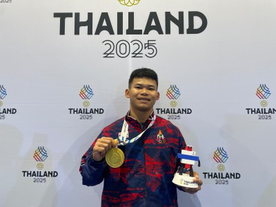 จอมพลังไทยกระฉูดเหมา 3 เหรียญทอง “เวฟ“ ปลดล็อกซีเกมส์และทุบส ... Image 1