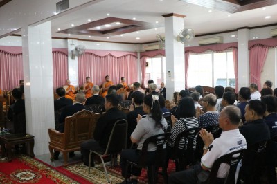 สมาคมกีฬายกน้ำหนักฯ ทำบุญครบรอบ 67 ปี ก้าวสู่ปีที่ 68 อย่างม ... Image 15