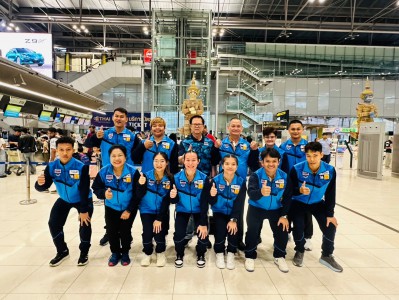 ทัพไทยชุดแรกลัดฟ้าบุกอุซเบกิสถานทำศึกยกเหล็กยุวชนและเยาวชนเอ ... Image 2