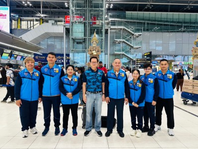 ทัพไทยชุดแรกลัดฟ้าบุกอุซเบกิสถานทำศึกยกเหล็กยุวชนและเยาวชนเอ ... Image 3
