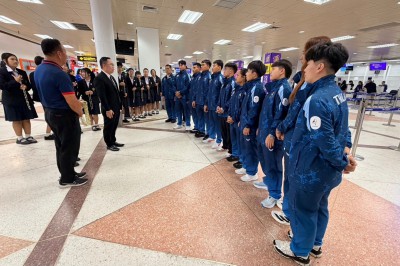 จอมพลังไทยลัดฟ้าจากเชียงใหม่มา กทม. ก่อนบินสู่นาโกยาทำศึก อช ... Image 2