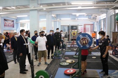 พล.อ.วิชญ์ ตรวจเยี่ยมการฝึกซ้อมของทัพยกน้ำหนักทีมชาติไทย ที่ ... Image 13