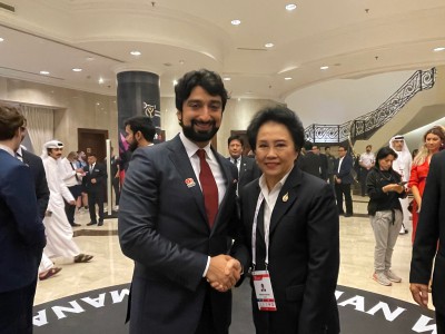มาดามบุษ-เอกอัครราชทูตไทยร่วมพิธีเปิดศึกยกน้ำหนักเอเชีย Image 4