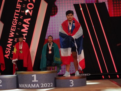 “ดวงกมล” เฮ 1 เหรียญเงิน 1 เหรียญทองแดง ศึกยกน้ำหนักเอเชีย ท ... Image 5