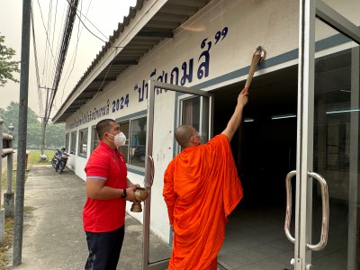 สมาคมกีฬายกน้ำหนักฯ ทำบุญแคมป์ใหม่เอาฤกษ์เอาชัย Image 4