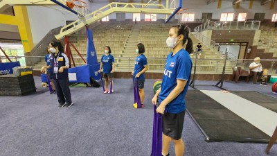 จอมพลังไทยลงซ้อมแล้วเตรียมสู้ศึกยกน้ำหนักยุวชน-เยาวชน อช. Image 1