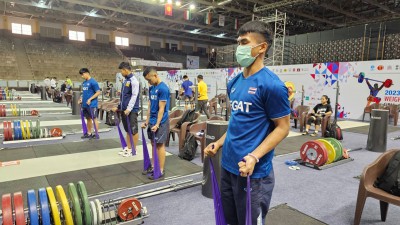จอมพลังไทยลงซ้อมแล้วเตรียมสู้ศึกยกน้ำหนักยุวชน-เยาวชน อช. Image 2
