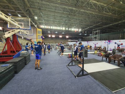 จอมพลังไทยลงซ้อมแล้วเตรียมสู้ศึกยกน้ำหนักยุวชน-เยาวชน อช. Image 6