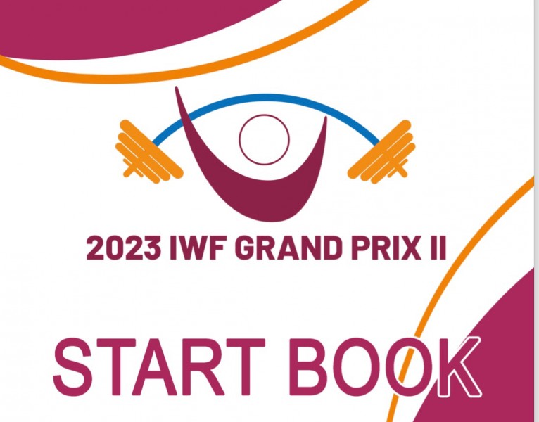 START BOOK, 2023 IWF GRAND PRIX II, Qatar Image 1